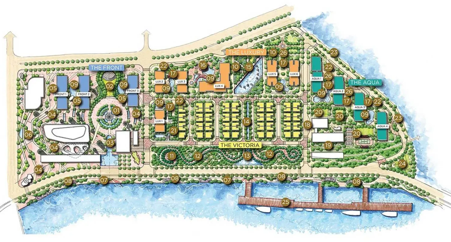 MẶT BẰNG VINHOMES GOLDEN RIVER